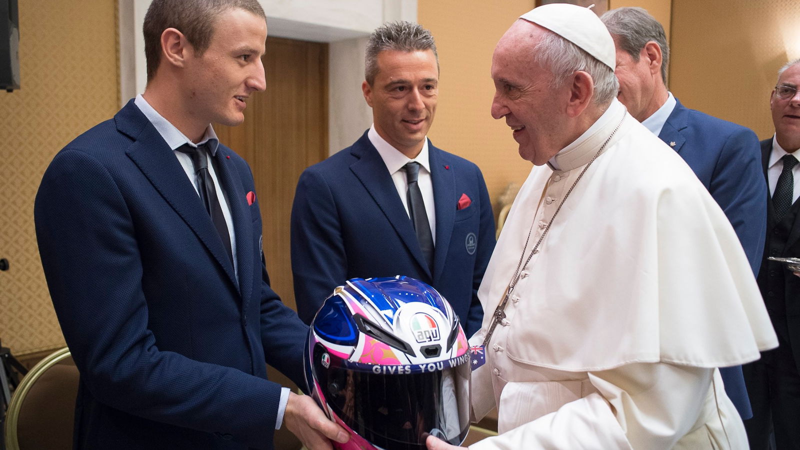 'I feel like an Australian diplomat!' - Miller meets the Pope